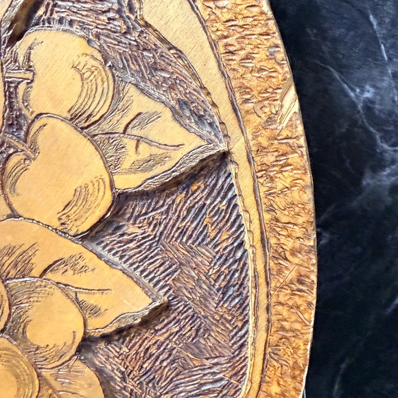 FLEMISH ART CO Wooden Fruit Plaque #855 - Picture 7 of 10